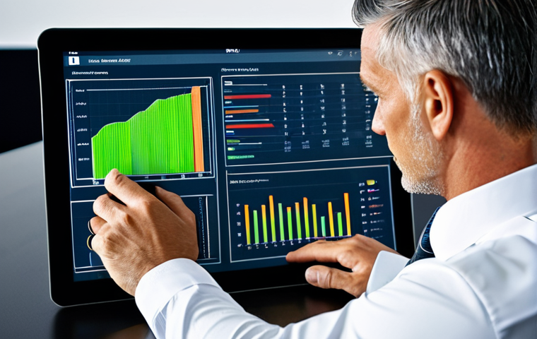 **Prompt:** A soccer coach intensely reviewing game statistics on a tablet, modern office setting, graphs and charts displayed, serious expression, professional attire, fully clothed, safe for work, appropriate content, perfect anatomy, natural proportions, professional.