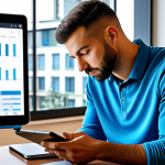 Home 18 FC모바일 희귀 선수 획득 공략 - Analyzing Player Stats**
"A dedicated FC Mobile player, fully clothed in casual attire, intently st...